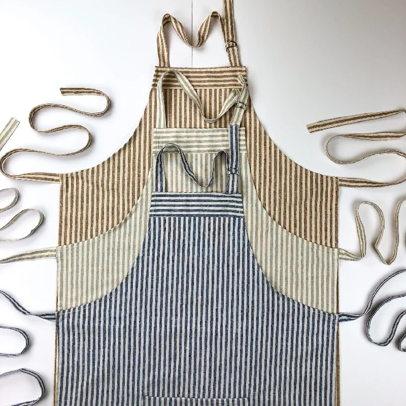 Aprons - Ticking Stripe