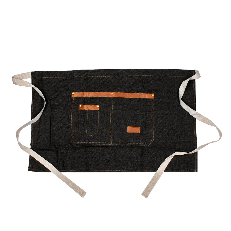 BarConic® Waist Black Denim Apron