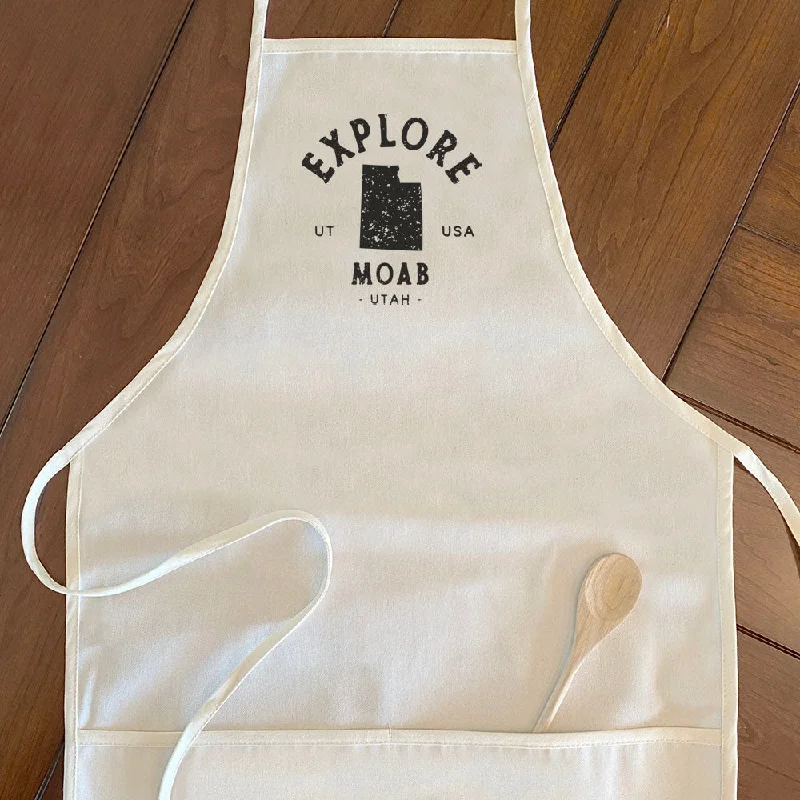 Explore State w/ City, State - Women's Apron