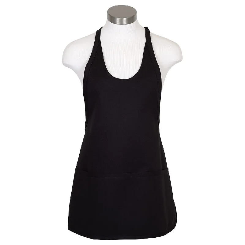 Fame® 3 Pocket Scoop Neck Bib Apron - F27