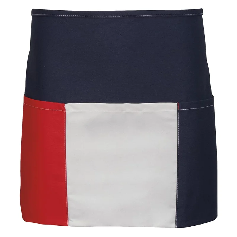 Fame® Long 3 Pocket USA Flag Waist Apron - F9RNW