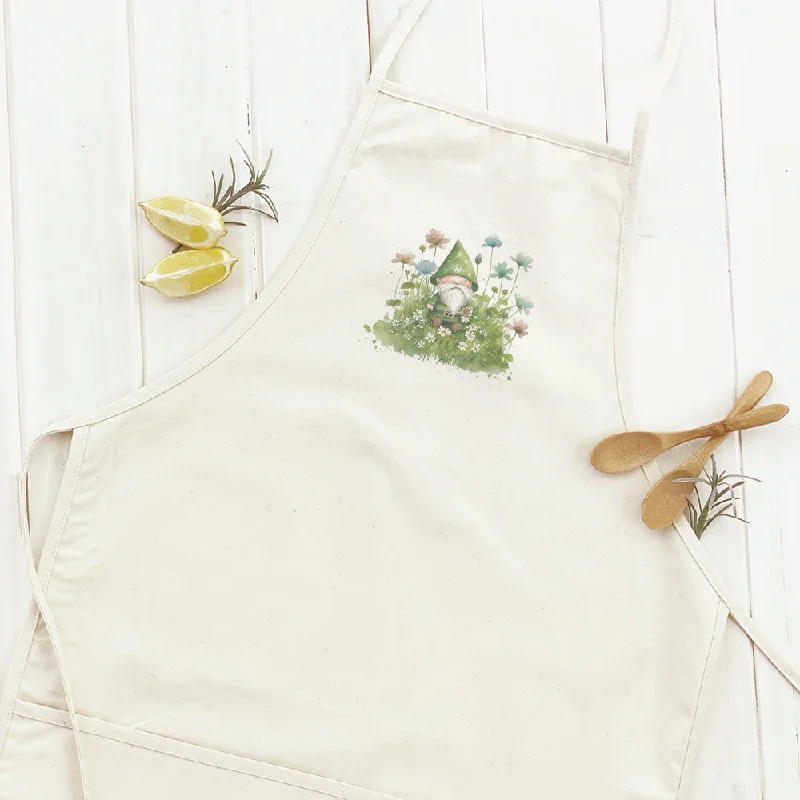 Irish Gnome in Clover - Women's Apron