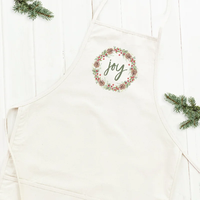 Joy Wreath - Women's Apron