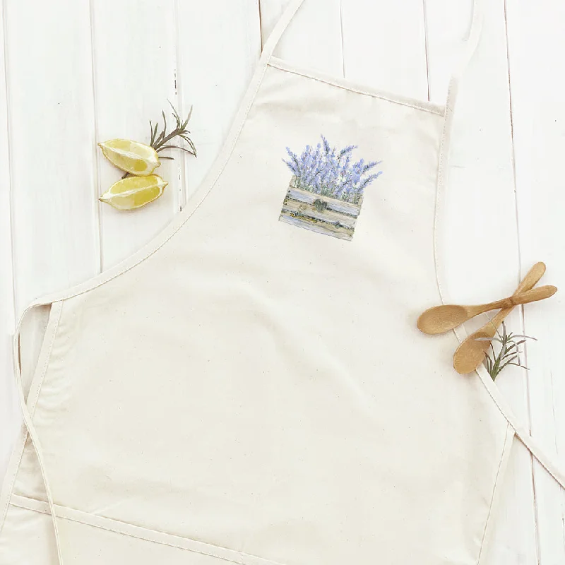 Lavender Basket - Women's Apron