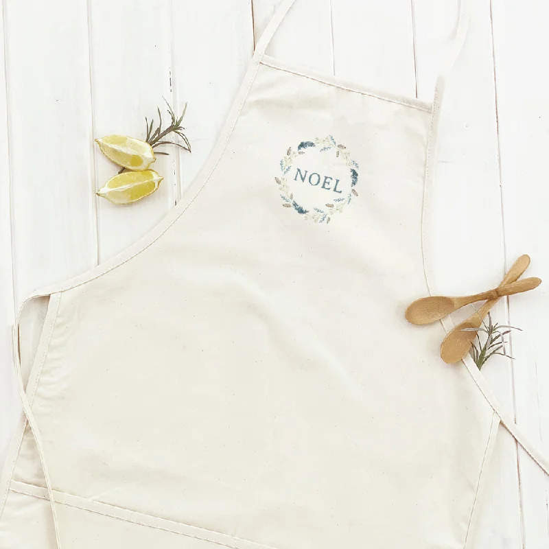 Noel Pine Wreath - Women's Apron