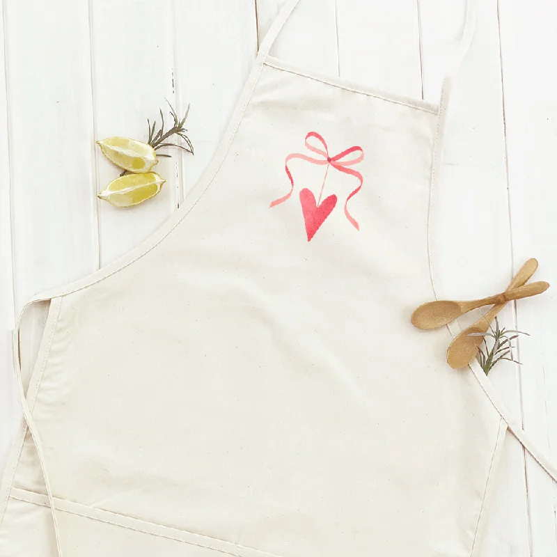 Ribbon Heart - Women's Apron