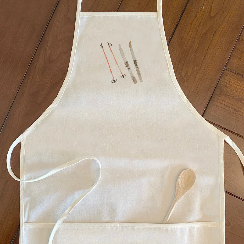 Watercolor Skis - Women's Apron