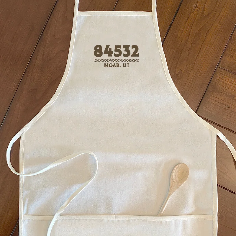 Western Zip Code w/ City State - Women's Apron