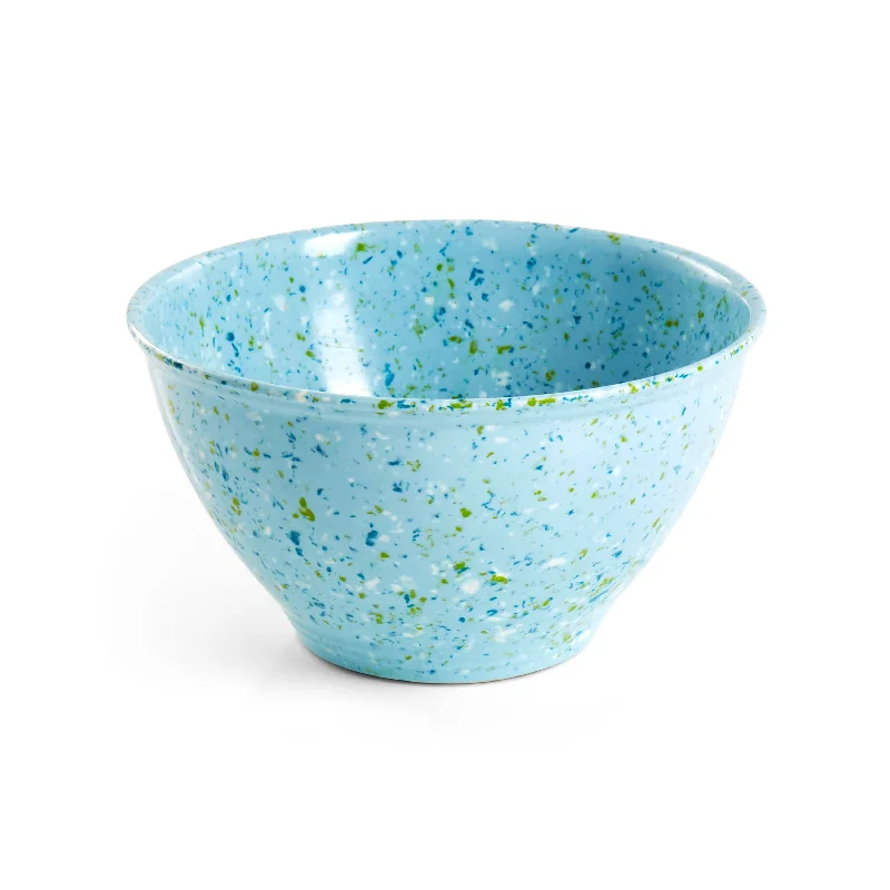 Light Blue Speckled Ceramic Bowl