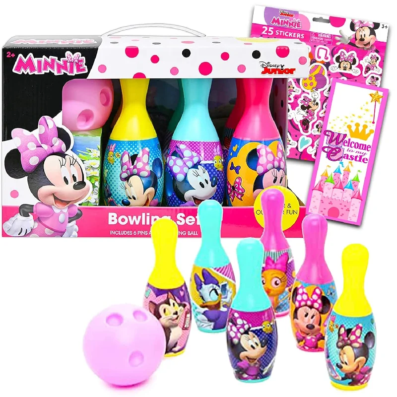 Minnie Mouse Toys Games Activities Bundle ~ Minnie Mouse Bowling Set Minnie Mo