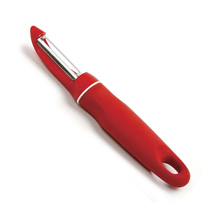 Norpro Grip-EZ Vegetable Peeler, 7.25-Inch, Red