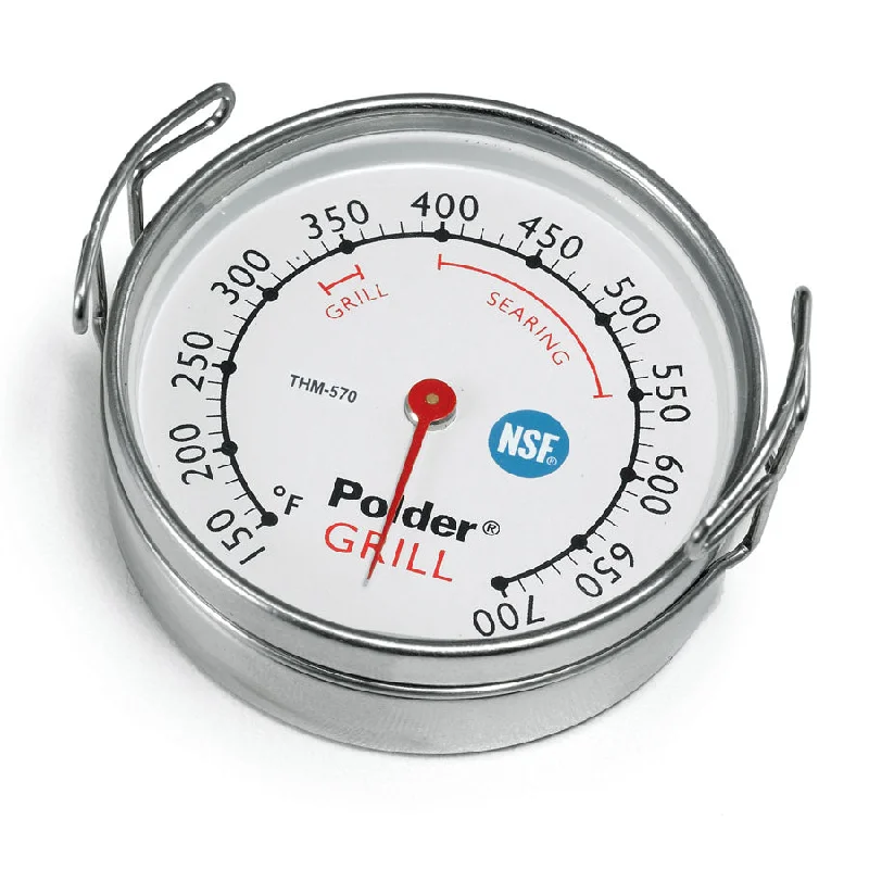 Polder THM-570 Grill Surface Thermometer, Stainless Steel