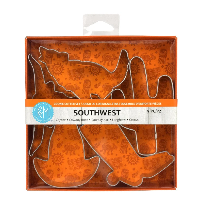 R&M International Southwest Theme 5 Piece Cookie Cutter Set