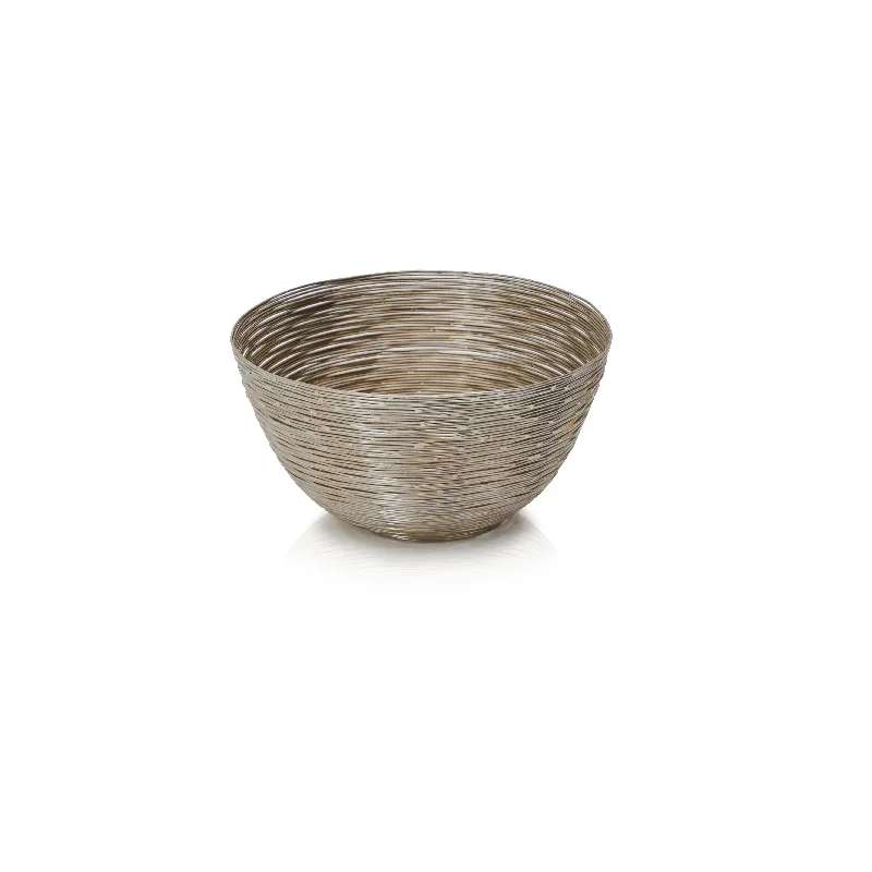 Silver Wire Bowl Medium