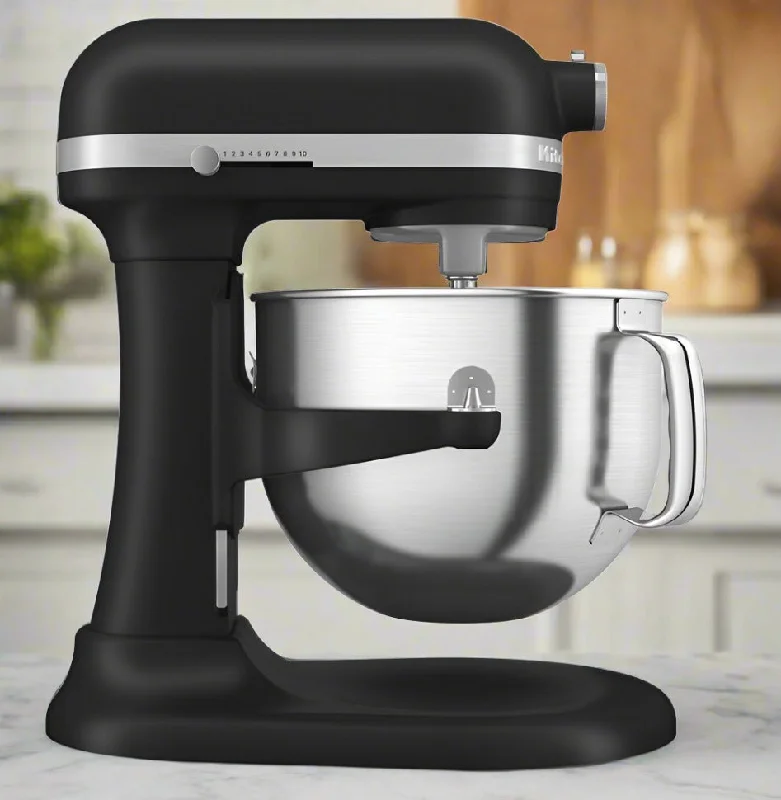 KitchenAid KSM70SNDXBM 7 QT Bowl-Lift Stand Mixer, Black Mate