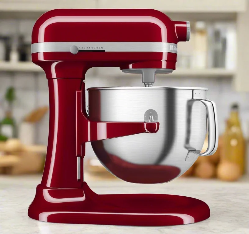 KitchenAid KSM70SNDXER 7 QT Bowl-Lift Stand Mixer, Empire Red