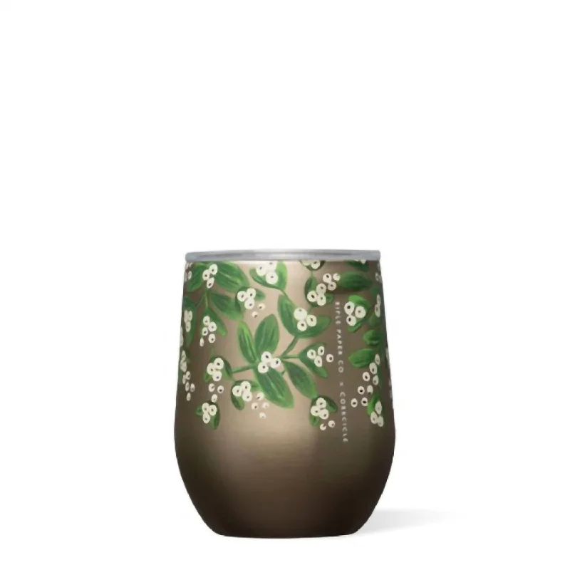 Stemless Cip - 12 Oz In Mistletoe