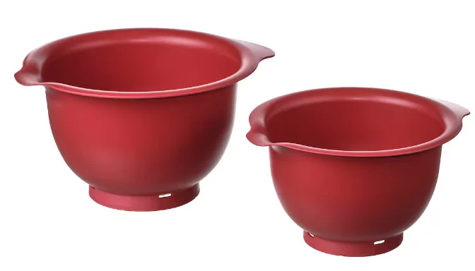 VISPAD Mixing bowl, set of 2, red