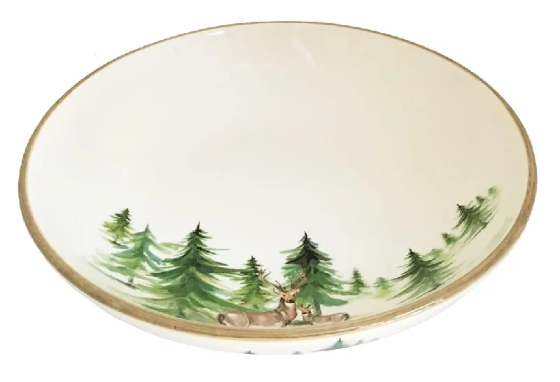 Wild Evergreen Serving Bowl