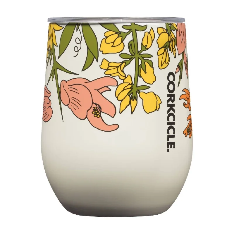 Wildflower 12Oz Stemless Cup In Cream