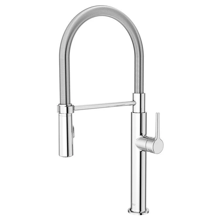 Studio S Semi-Pro Single Handle Pull-Down Dual-Spray Kitchen Faucet - Polished Chrome