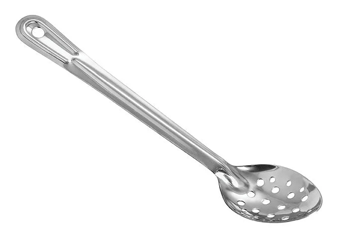 Spoon, 13" Basting, Perforated bowl, 1.2MM, Stainless Steel,  NRE 019522