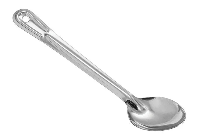 Spoon, 11'' Serving / Basting , Solid Bowl ,   1.2MM, Stainless Steel,   NRE # 019525