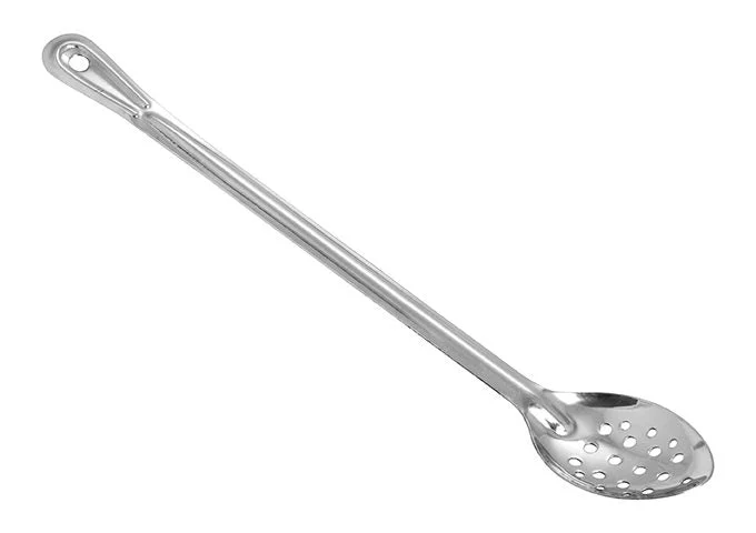 Spoon, 18" Basting / Serving   Slotted Stainless Steel  , 1.5MM , NRE # 019502