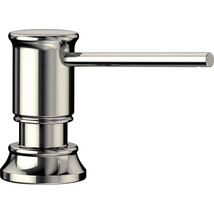 Soap Dispenser Empressa Polished Nickel Deck Mount Brass Pump