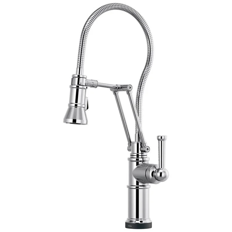 Kitchen Faucet Artesso SmartTouch Technology Articulating with Finished Semi-Flexible Hose 1 Lever ADA Polished Chrome 1.8 Gallons per Minute