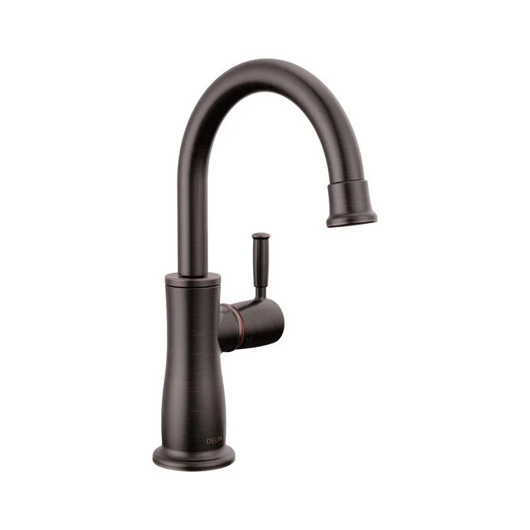 Kitchen Faucet Instant Hot Water Spring-Loaded Self-Closing Venetian Bronze 9-4/9 Inch