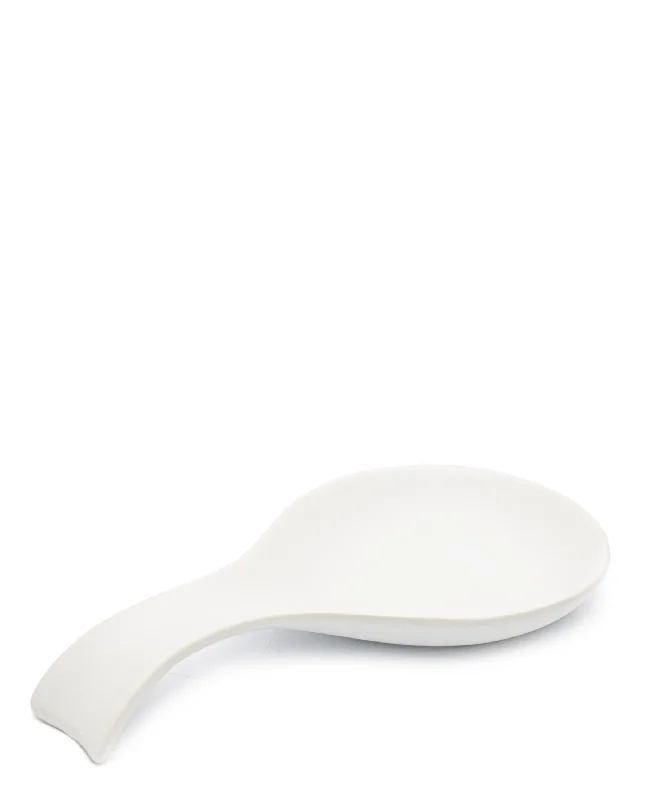 Eetrite Stoneware Spoon Rest - White