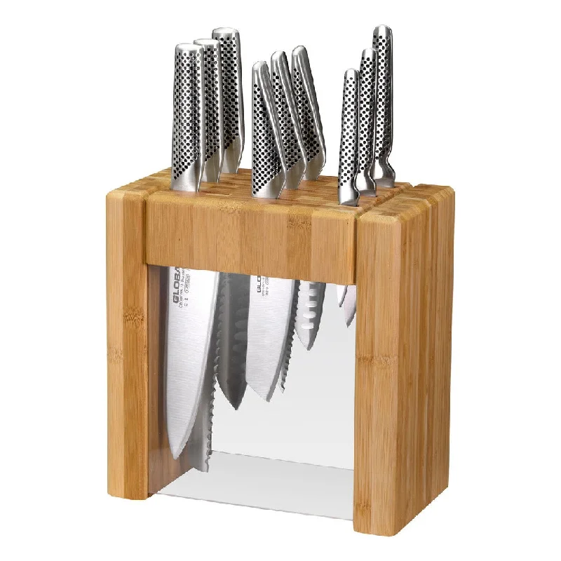 Global 10pc Knife Block Set