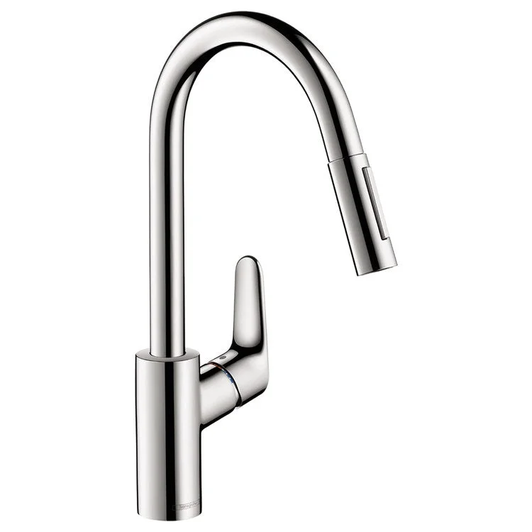 Kitchen Faucet Focus MagFit 1 Lever ADA Chrome Pull Down 2 Function 150 Degree Swivel 1.5 Gallons per Minute