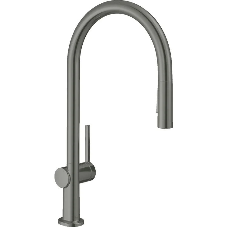 Kitchen Faucet Talis N sBox 1 Lever ADA Brushed Black Chrome Pull Down 2 Function 360 Degree Swivel 1.75 Gallons per Minute