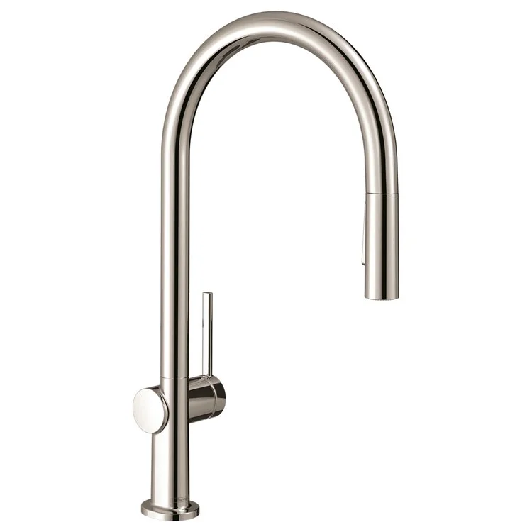 Kitchen Faucet Talis N sBox 1 Lever ADA Polished Nickel Pull Down 2 Function 360 Degree Swivel 1.75 Gallons per Minute