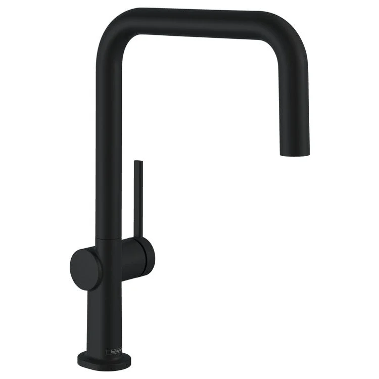 Kitchen Faucet Talis N 1 Lever ADA Matte Black Aerated Spray U-Style 360 Degree Swivel 1.75 Gallons per Minute