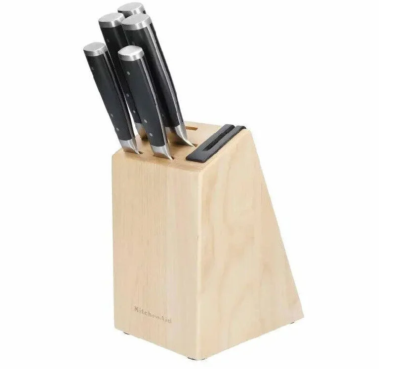 Kitchenaid Gourmet Knife Block Set 5pc