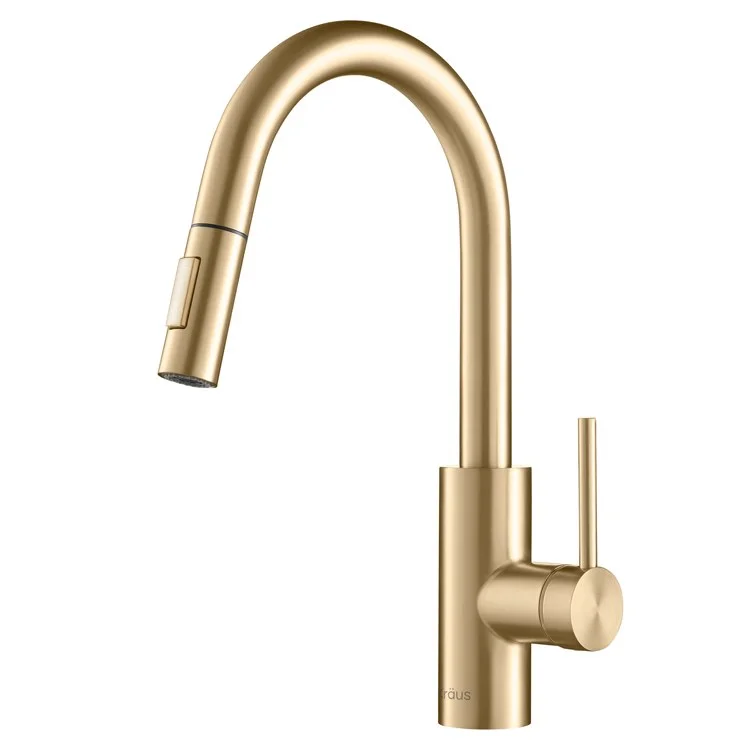 Oletto Single Handle Pull Down Kitchen Faucet