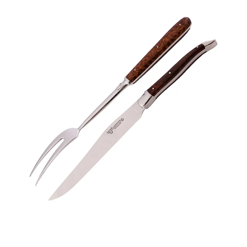 Laguiole En Aubrac 2pc Forged Carving Knife Set Amourette