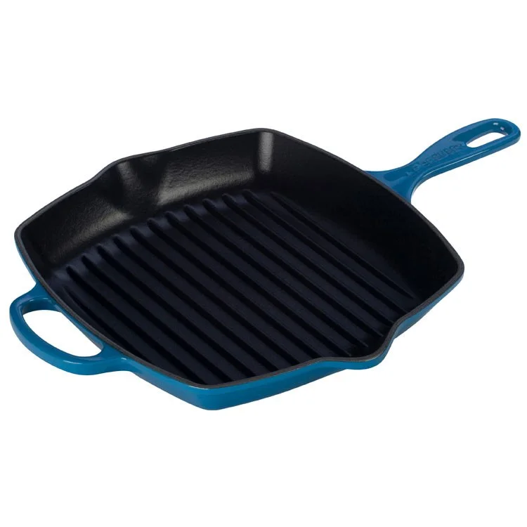 Signature 10.25" Cast Iron Square Skillet Grill - Marseille