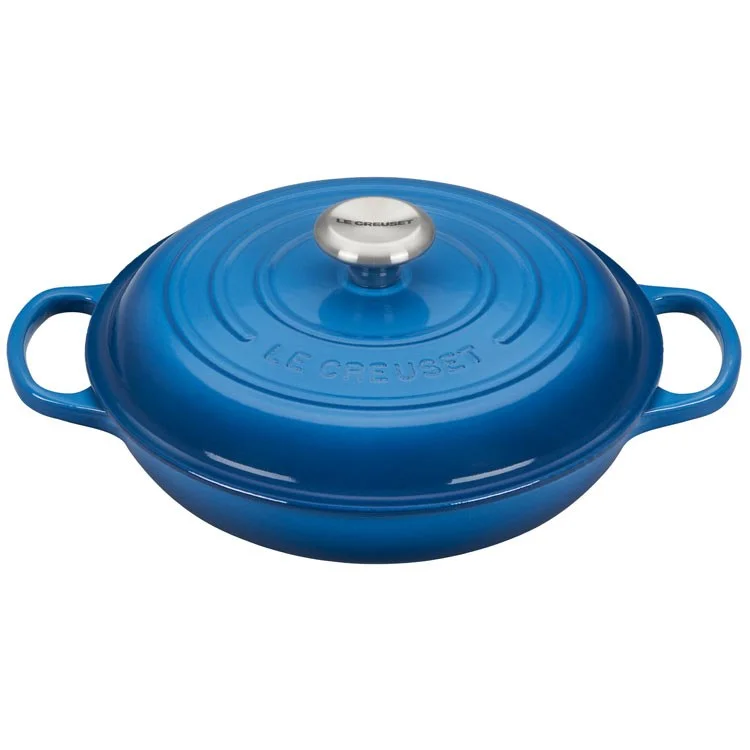 Signature 2.25-Quart Cast Iron Braiser with Stainless Steel Knob - Marseille