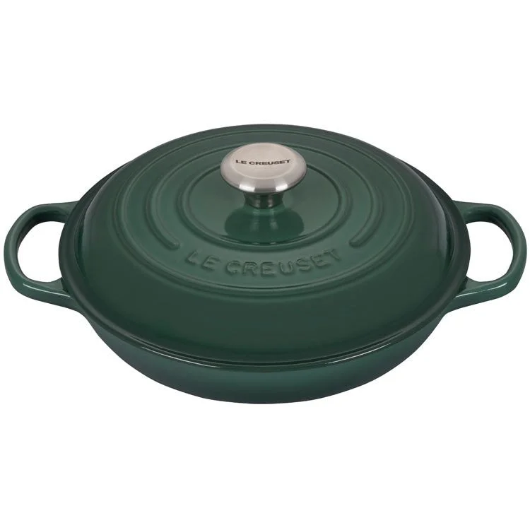 Signature 2.25-Quart Cast Iron Braiser with Stainless Steel Knob - Artichaut