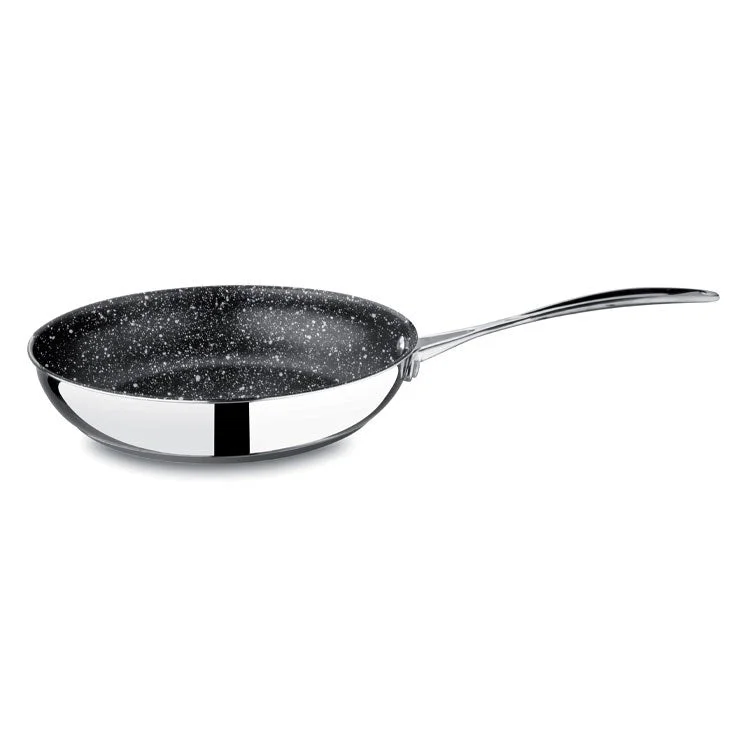 Glamour Stone 8" 18/10 Stainless Steel Non-Stick Frying Pan