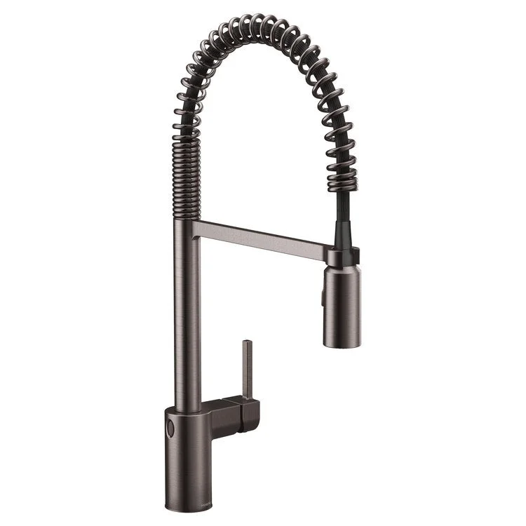 Kitchen Faucet Align Pre-Rinse 1 Lever ADA Black Stainless High Arc 1 Hole 1.5 Gallons per Minute