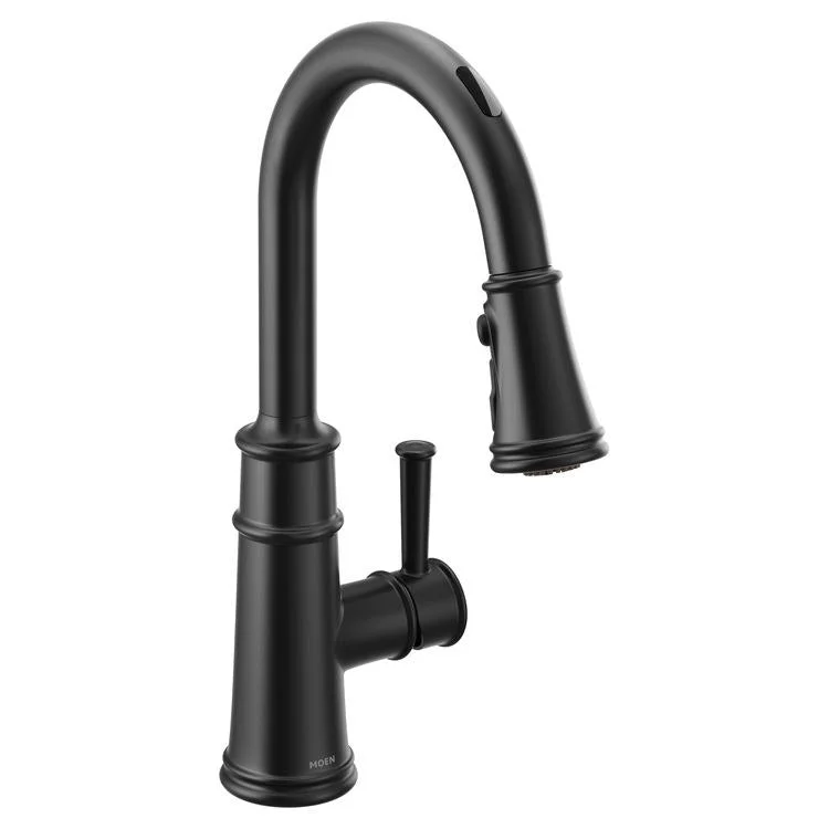 Kitchen Faucet Belfield MotionSense Wave ADA Matte Black 1.5 Gallons per Minute