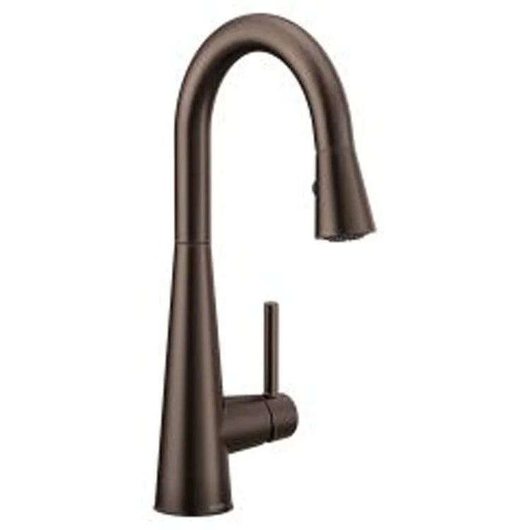 Bar Faucet Sleek 1 Lever ADA Oil Rubbed Bronze Pull Down 1.5 Gallons per Minute