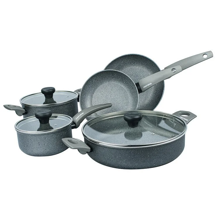 Greystone Eight-Piece Cookware Set