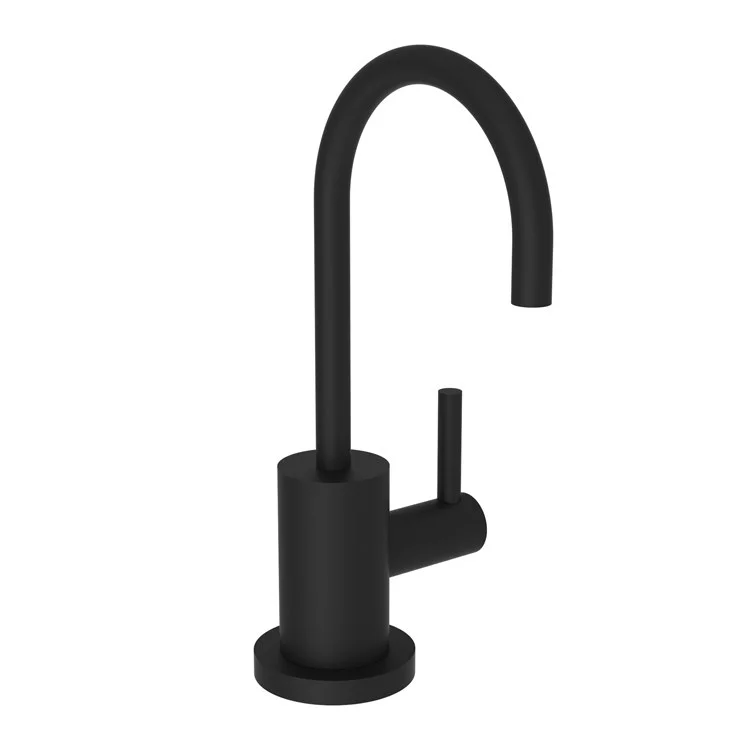 Cold Water Dispenser East Linear 1 Lever ADA Gooseneck Flat Black