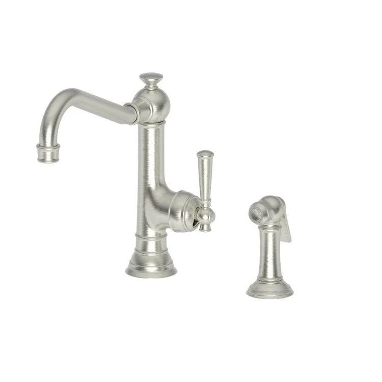 Jacobean Single Handle Kitchen Faucet with Side Sprayer